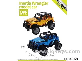 High bottom inertia Wrangler off-road model electroplated