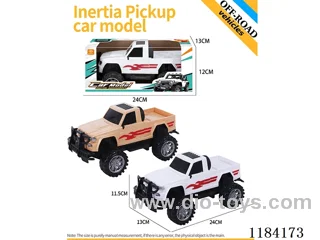 High bottom inertia pickup off-road model conventional model