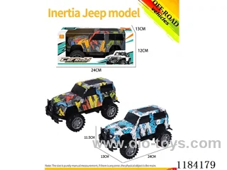 High bottom inertial Jeep off-road model graffiti