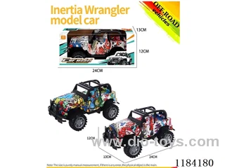 High bottom Inertia Wrangler off-road model graffiti