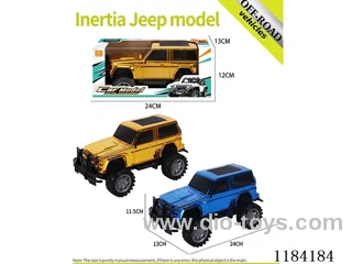 High bottom inertia Jeep off-road model electroplated