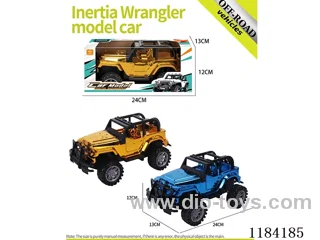 High bottom inertia Wrangler off-road model electroplated