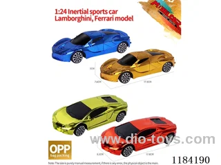1:24 Inertia Ferrari and Lamborghini model electroplating models