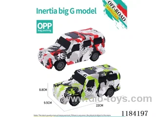 Flat bottom inertia big G off-road model graffiti
