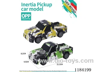 Flat bottom inertial pickup off-road model graffiti