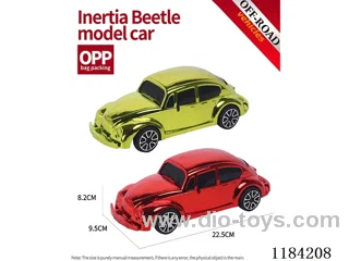 Flat bottom inertia Beetle model electroplated