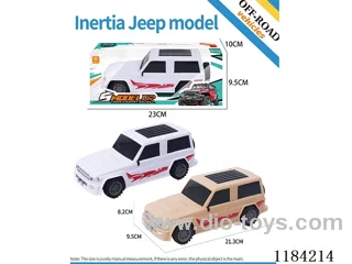 Flat bottom inertia Jeep off-road model regular