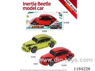 Flat bottom inertia Beetle model electroplated