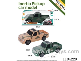 Flat bottom inertial pickup off-road model military model