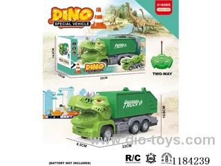 Dinosaur 2ch rc 1:30 Sanitation waste compression truck