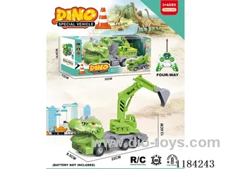 Dinosaur 4ch rc 1:30 Engineering excavation excavation hook locomotive