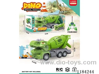 Dinosaur 4ch rc 1:30 Engineering concrete mixing locomotive