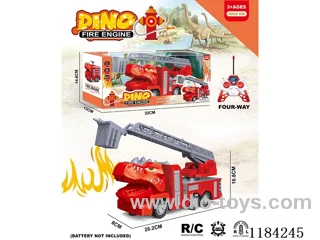 Dinosaur 4ch rc 1:30 fire ladder truck