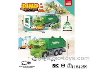 Dinosaur 4ch rc 1:30 Sanitation waste compression carrier included lithium batteries
