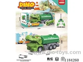 Dinosaur 4ch rc 1:30 sanitation storage sprinkler included lithium electricity