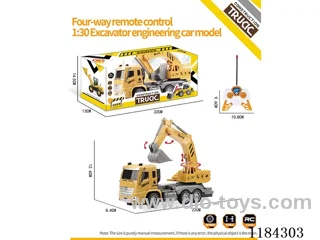 4ch rc 1:30 Engineering excavation excavation hook locomotive