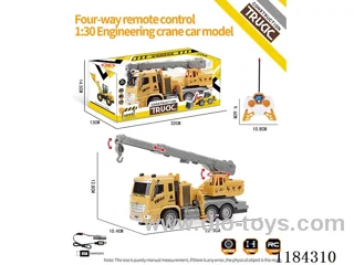 4ch rc 1:30 Engineering lifting locomotive included lithium electricity