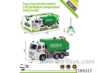 4ch rc 1:30 Sanitation waste compression carrier included lithium batteries