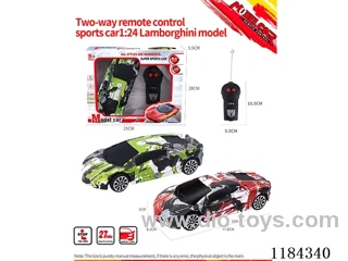1:22 4ch rc Lamborghini sports car model graffiti model