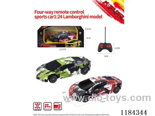 1:24 4ch rc Lamborghini sports car model graffiti model