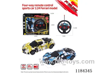 1:24 4ch rc Ferrari car model graffiti model
