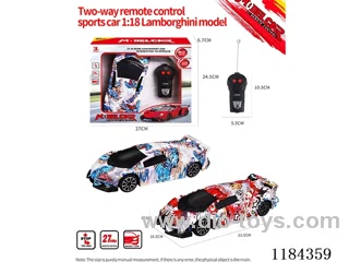 1:18 2ch rc Lamborghini sports car model graffiti model