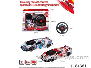 1:18 2ch rc Lamborghini sports car model graffiti model