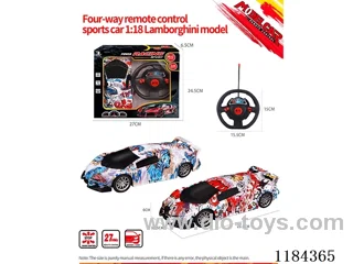 1:18 4ch rc Lamborghini sports car model graffiti model