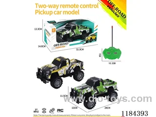 2ch rc high-bottom pickup off-road model graffiti