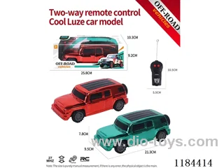 2ch rc flat bottom cool Luze off-road model electroplating