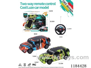2ch rc flat bottom cool Luze off-road model graffiti