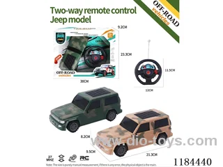 2ch rc flat-bottomed Jeep model military vehicle