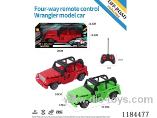 4ch rc flat-bottomed Wrangler off-road model regular