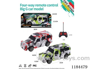 4ch rc Flat G off-road model graffiti