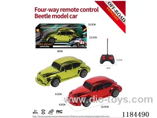 4ch rc flat-bottomed Beetle model electroplated