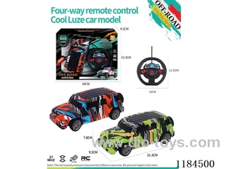 4ch rc flat bottom cool Luze off-road model graffiti