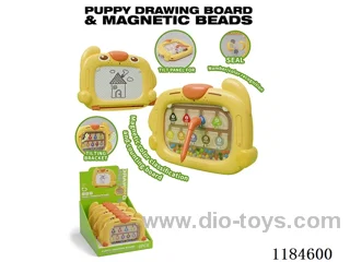 Puppy Drawing Board & Magnetic Beads (6PCS)