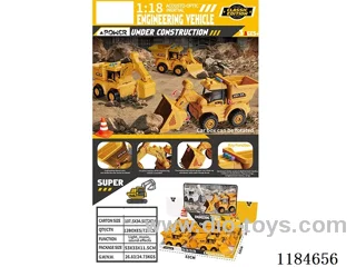 1：18 inertia engineering vehicles W L/M 6PCS included 3*AG13