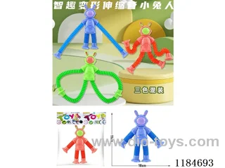Transformable Telescopic Tube Bunny Man