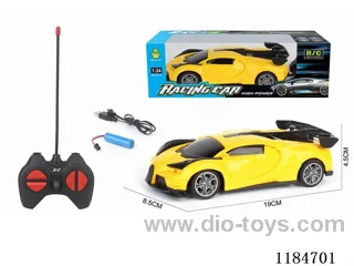 1:24 27MHZ 4ch rc car Bugatti included battery