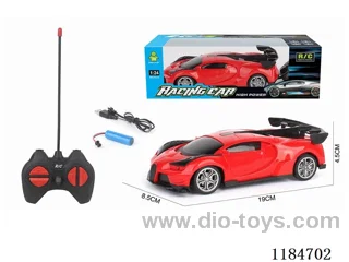 1:24 27MHZ 4ch rc car Bugatti included battery