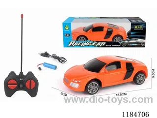 1:24 27MHZ 4ch rc car Audi included battery