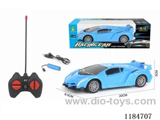 1:24 27MHZ 4ch rc car lamborghini included battery