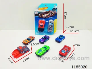 Projectile Toys (1 catapult +1 alloy sports car) (sports car 6 models random 1)-free wheel