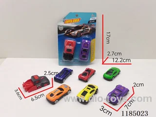 Projectile Toys (1 catapult +1 alloy sports car) (sports car 6 models random 1)-free wheel