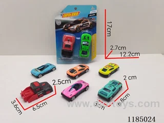 Projectile Toys (1 catapult +1 alloy sports car) (sports car 6 models random 1)-free wheel