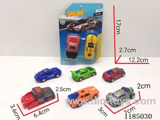 Projectile Toys (1 catapult +1 new weighted alloy sports car) (sports car 6 models random 1)-free wheel