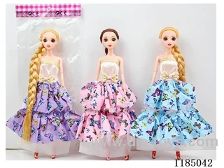 12” 30cm 9 joints Solid 3D eye barbie with empty legs Mixed bag