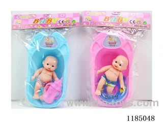 5.5 inch 11 cm 5 joints 3D real eyes enamel small + bath + bottle / lifebuoy Multi-mixed