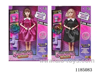 11 inch 11 joints 28 cm Barbie plus boots + hat + ring Multi-mixed